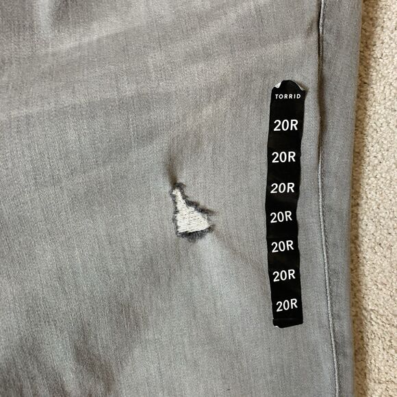 NEW Torrid Bombshell Skinny Super Soft Size 20R Smoke N Mirror Color - Picture 6 of 10